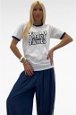t-shirt con stampa tu mi piaci
